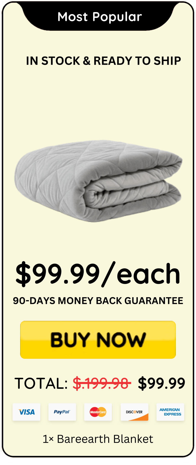 Bareearth Blanket offer price
