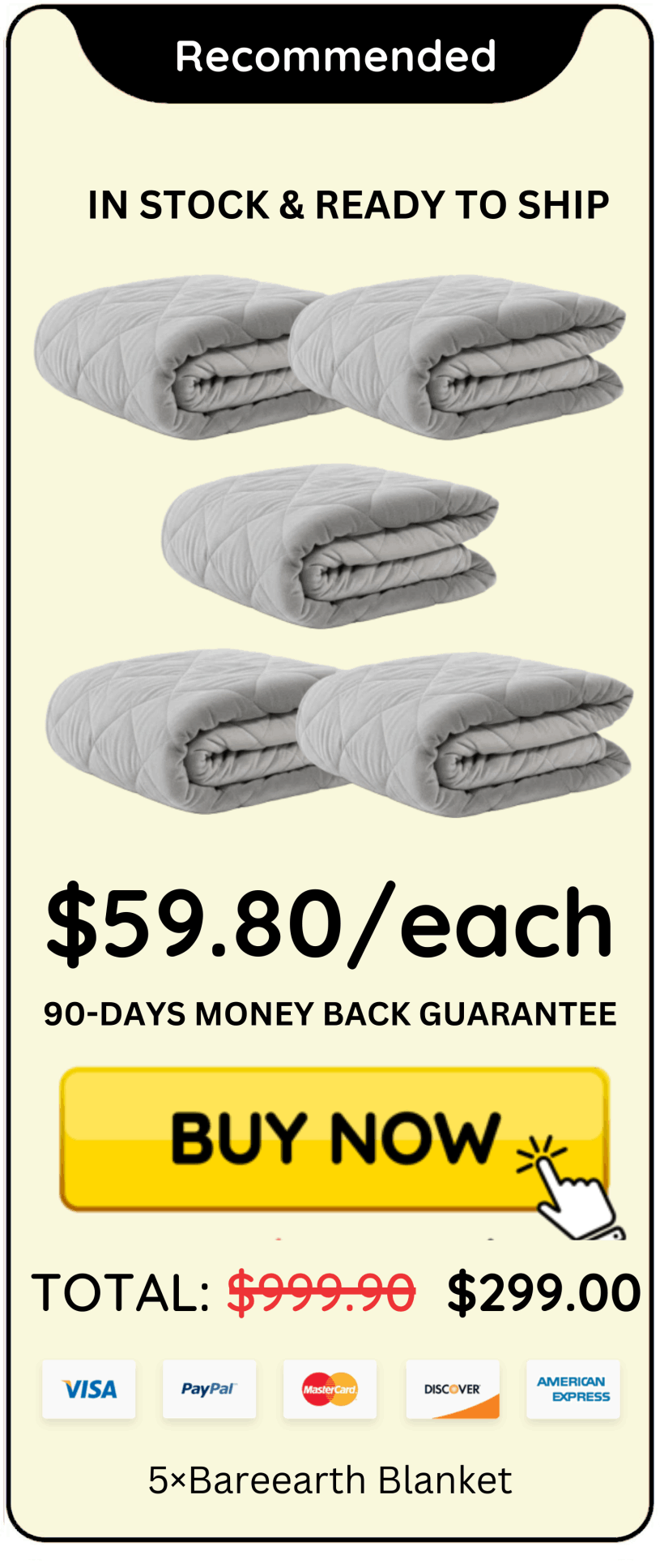 Bareearth Blanket offer price